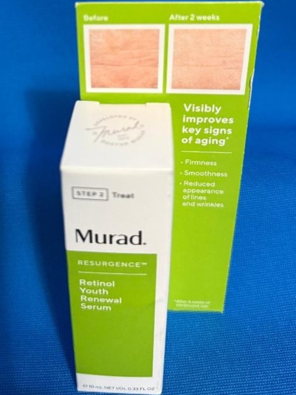 BRAND NEW MURAD RESURGENCE RETINOL YOUTH RENEWAL SERUM 10 ML  NET VOL 0.33 FL OZ